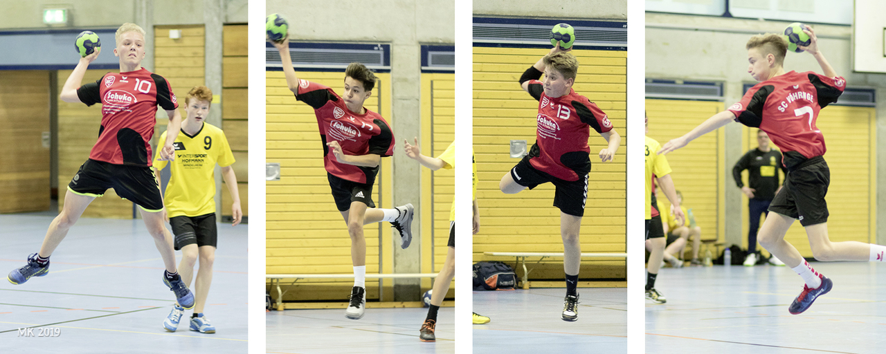 Spielszenen mC-Jugend gegen Mindelheim