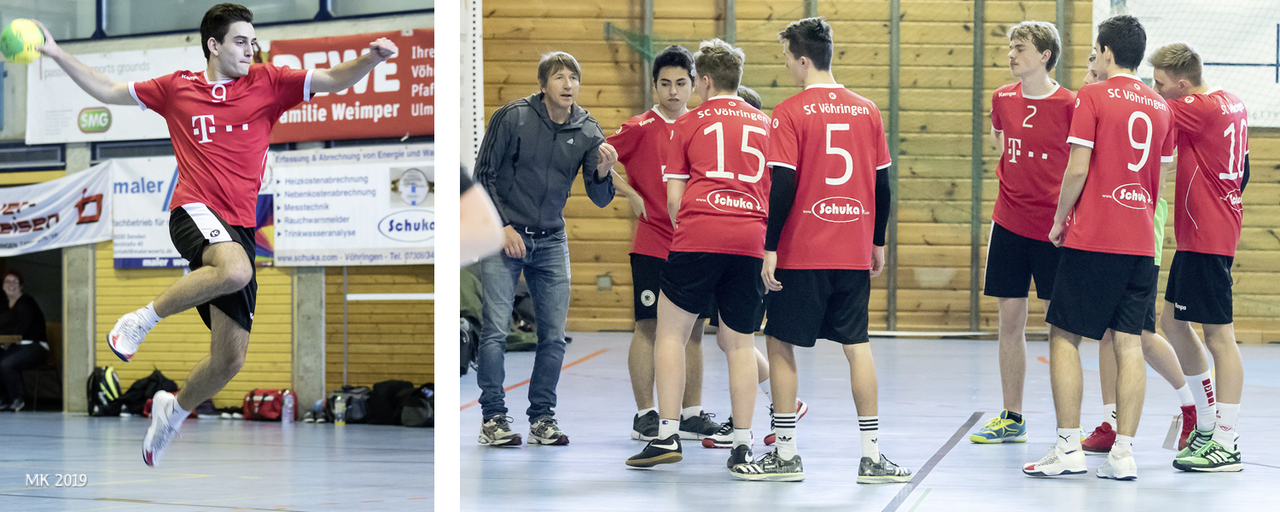 Spielszenen mB-Jugend gegen Göggingen