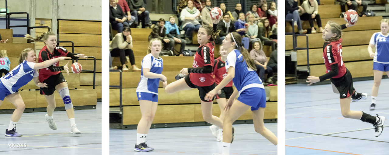 Spielszenen wC gegen Haunstetten