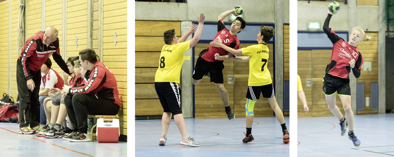 Spielszenen mC-Jugend gegen Mindelheim