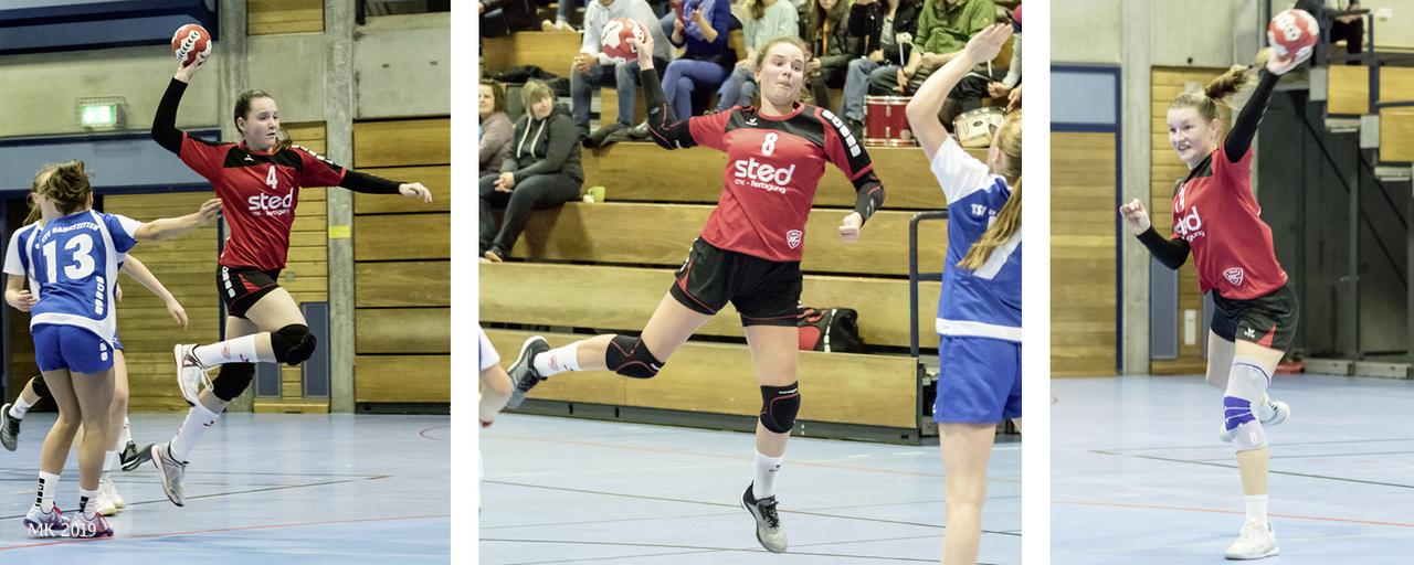 Spielszenen wC gegen Haunstetten