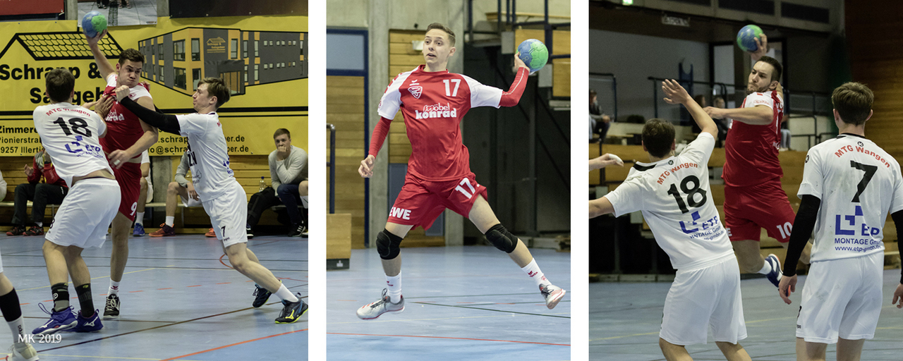 Spielszenen M2 gegen Wangen