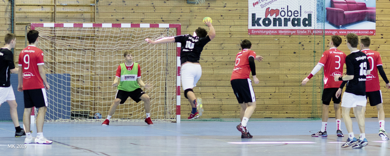 Spielszenen mB-Jugend gegen Göggingen