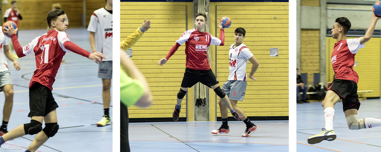 Spielszenen mA-Jugend gegen Gilching