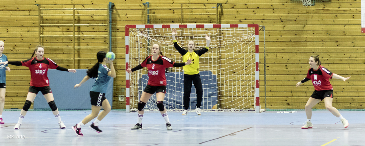 Spielszene wB-Jugend gegen Ludwigsfeld