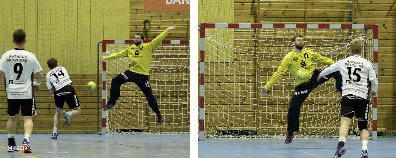 Spielszenen M1 gegen Steinheim