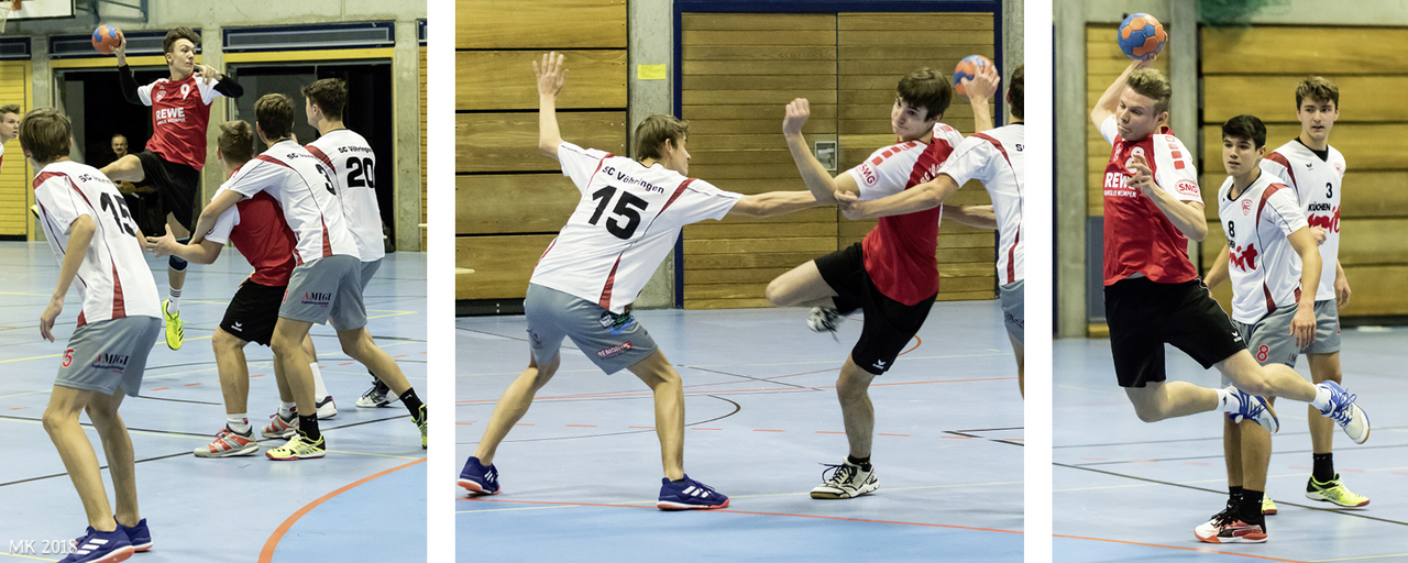 Spielszenen mA-Jugend gegen Gilching