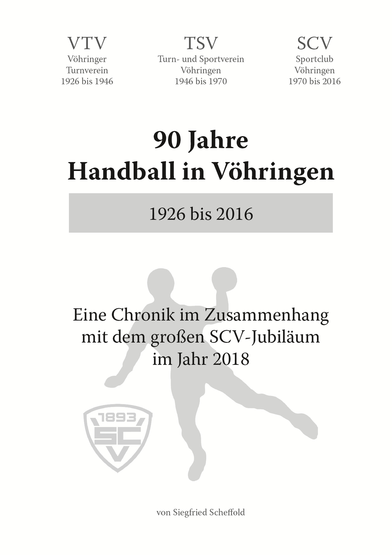 Titelblatt der Chronik zum 125-jährigen Bestehen des SC Vöhringen