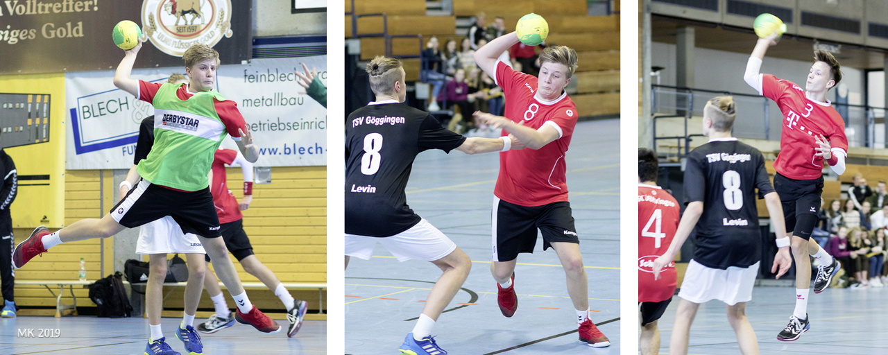 Spielszenen mB-Jugend gegen Göggingen