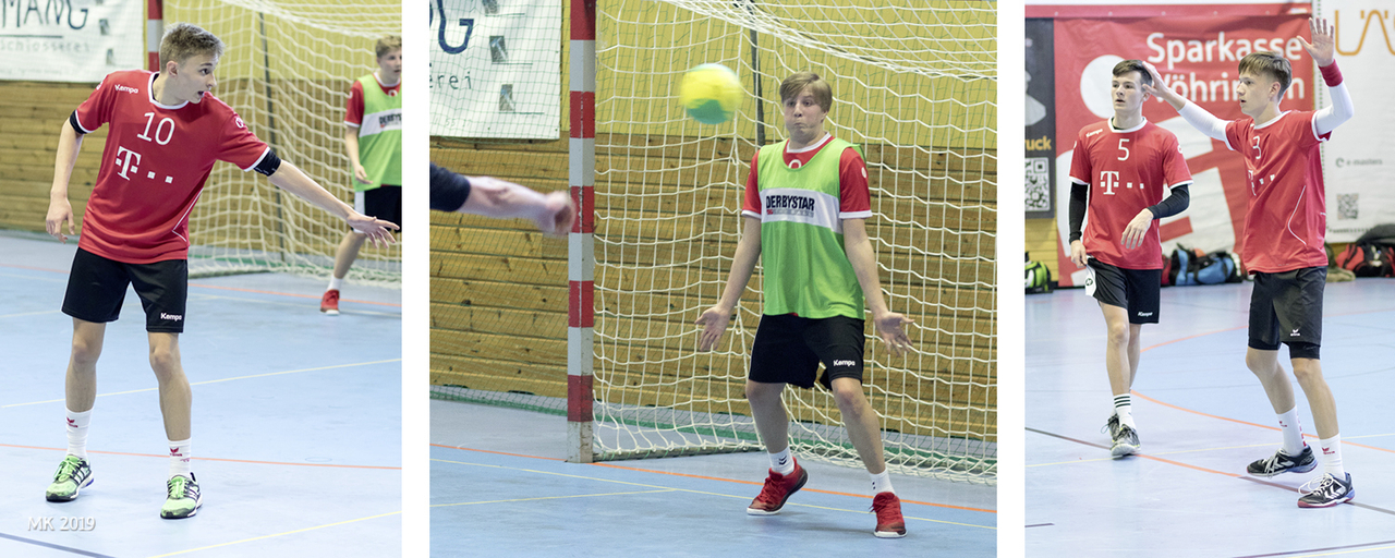 Spielszenen mB-Jugend gegen Göggingen