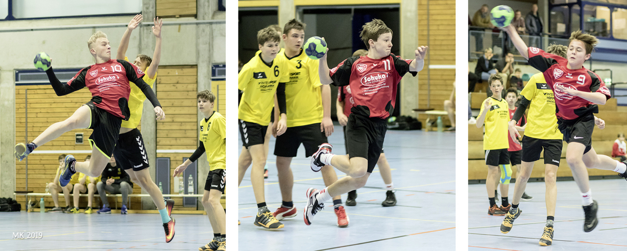 Spielszenen mC-Jugend gegen Mindelheim