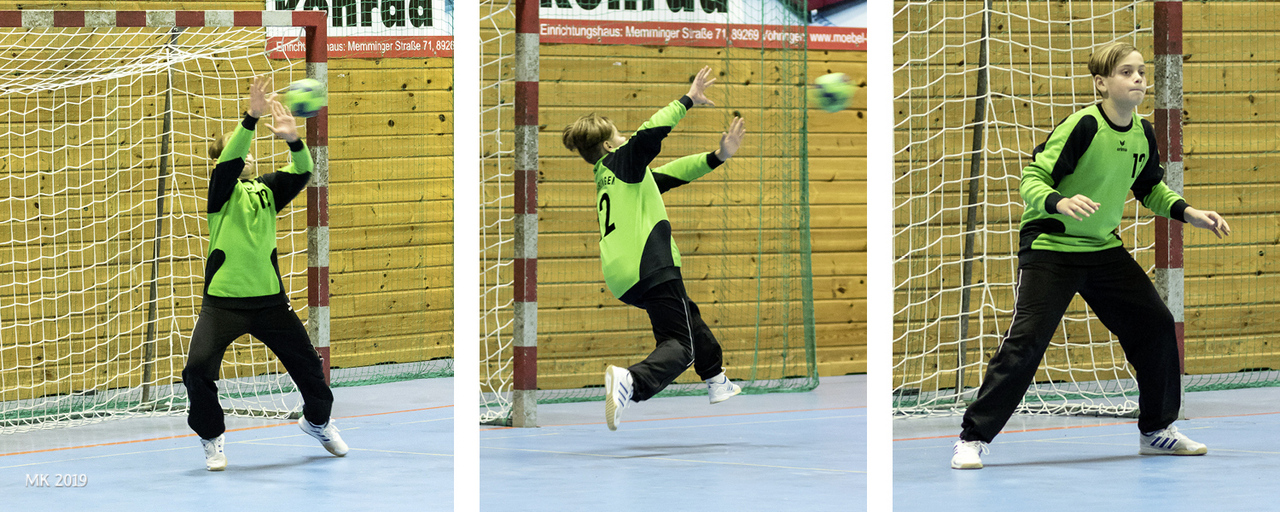 Spielszenen mC-Jugend gegen Mindelheim