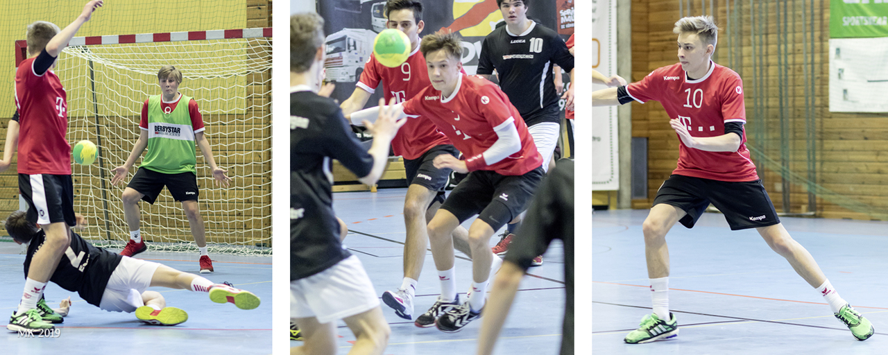 Spielszenen mB-Jugend gegen Göggingen