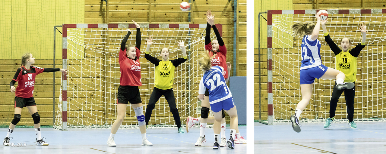 Spielszenen wC gegen Haunstetten