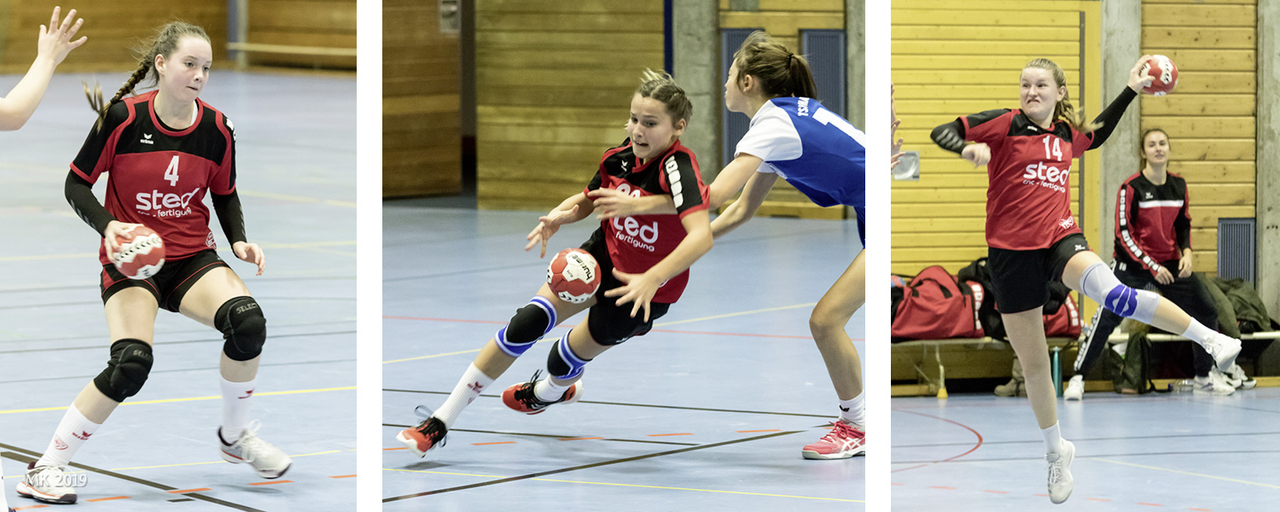 Spielszenen wC gegen Haunstetten