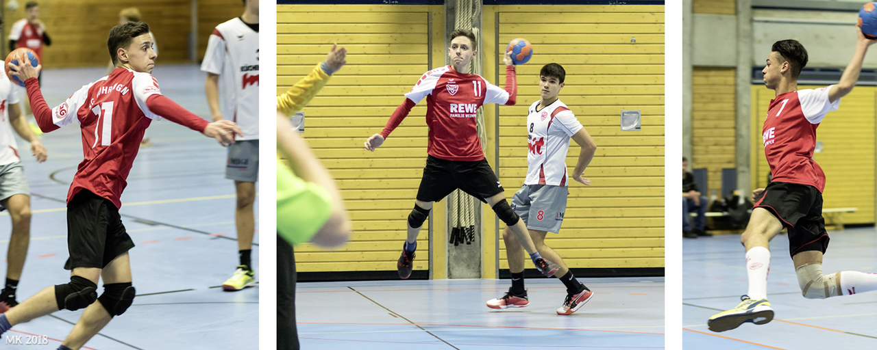 Spielszenen mA-Jugend gegen Gilching